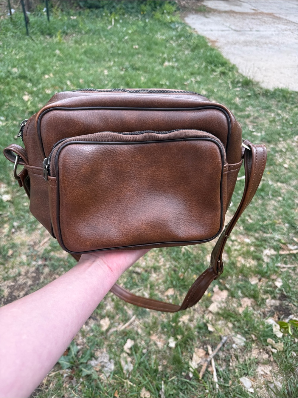 PERRIN made in USA leather purse